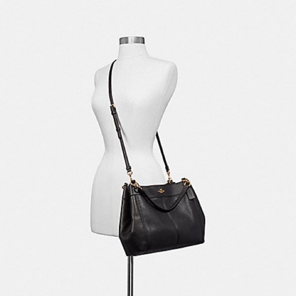 COACH LEATHER SMALL LEXY SHOULDER BAG - Picture 16 of 16